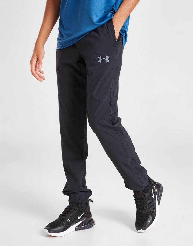 UNDER ARMOUR SPODNIE WOVEN TECH TRACK PANTS 1375738-001 Czarny