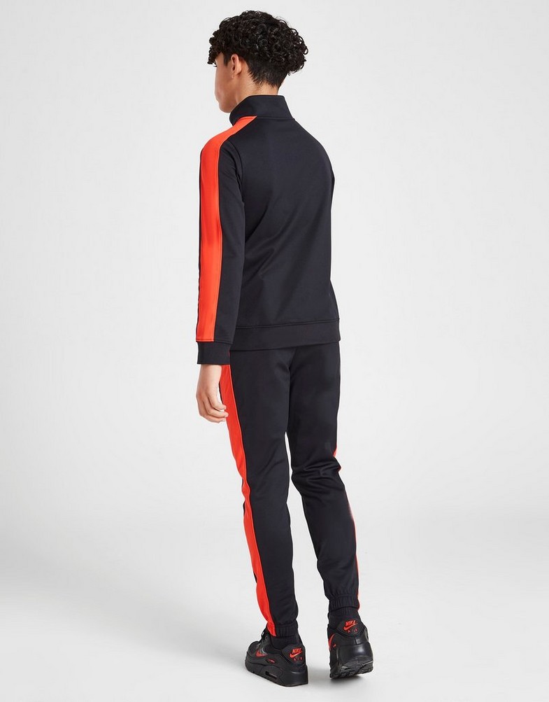 Komplet dresowy dziecięcy UNDER ARMOUR DRES KNIT TRACKSUIT JUNIOR 1363290-002 Czarny