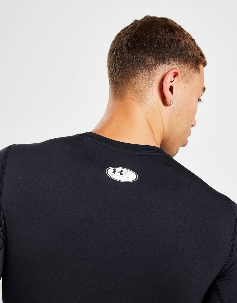 Koszulka, t-shirt męski UNDER ARMOUR DŁUGI RĘKAW HEATGEAR LONG SLEEVE TOP 1361524-001 Czarny