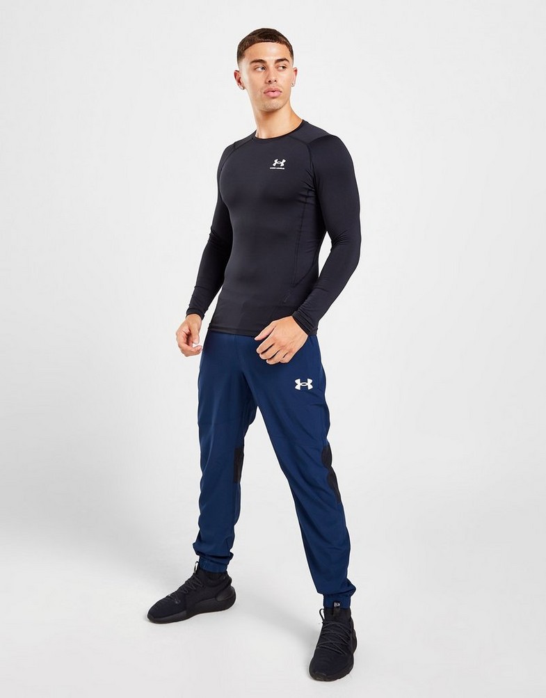 Koszulka, t-shirt męski UNDER ARMOUR DŁUGI RĘKAW HEATGEAR LONG SLEEVE TOP 1361524-001 Czarny
