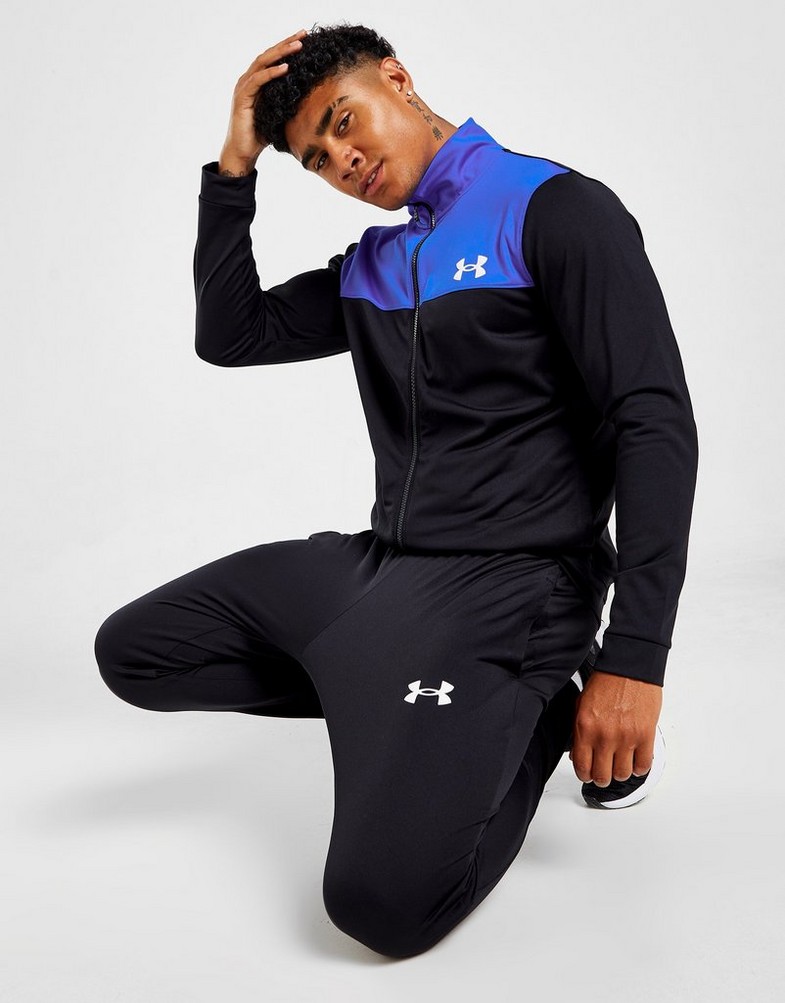 Komplet dresowy męski UNDER ARMOUR DRES TRACKSUIT 1366212-002 Czarny