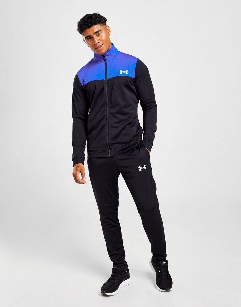 Komplet dresowy męski UNDER ARMOUR DRES TRACKSUIT 1366212-002 Czarny