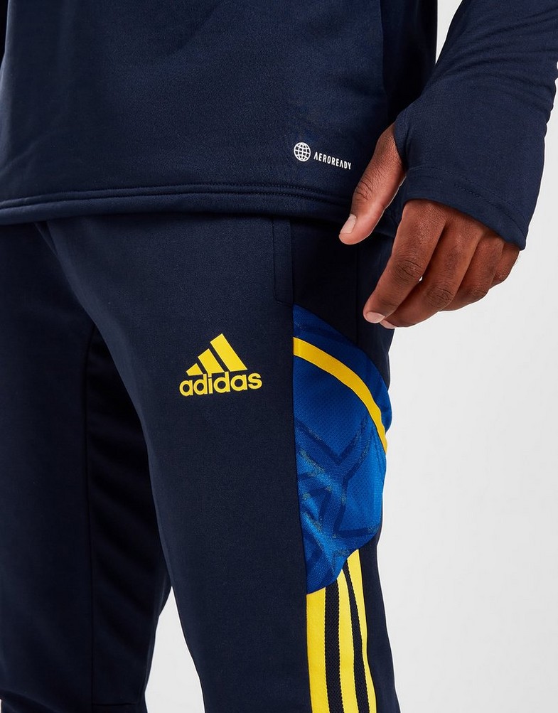 Komplet dresowy męski ADIDAS DRES BOCA JUNIORS TRAINING TRACK PANTS HC0995 Niebieski