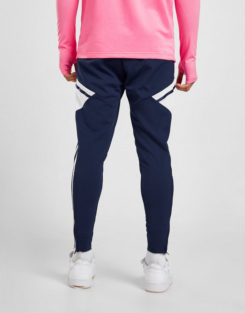 Komplet dresowy męski ADIDAS DRES OLYMPIQUE LYON TRAINING TRACK PANTS GA8990 Niebieski