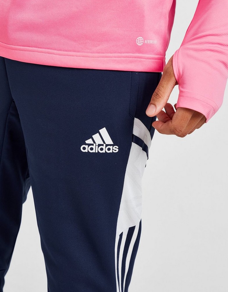 Komplet dresowy męski ADIDAS DRES OLYMPIQUE LYON TRAINING TRACK PANTS GA8990 Niebieski