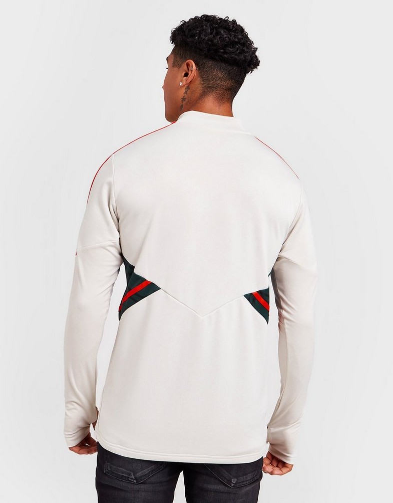 Komplet dresowy męski ADIDAS DRES RIVER PLATE TRAINING TOP HC1041 Srebrny