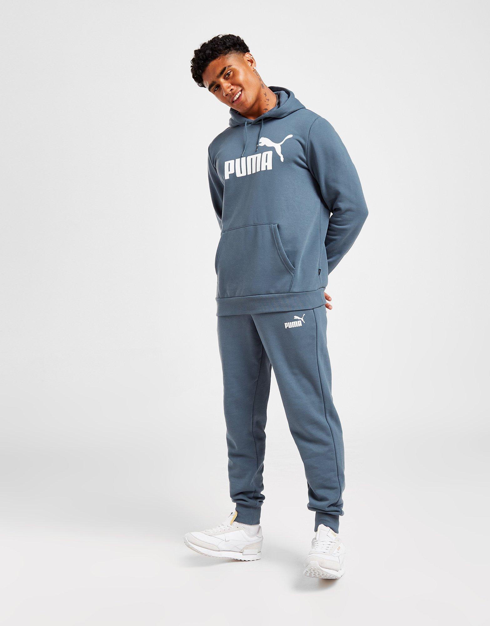 Pánske nohavice PUMA  NOHAVICE  CORE FLEECE JOGGERS 58671510 Modrá