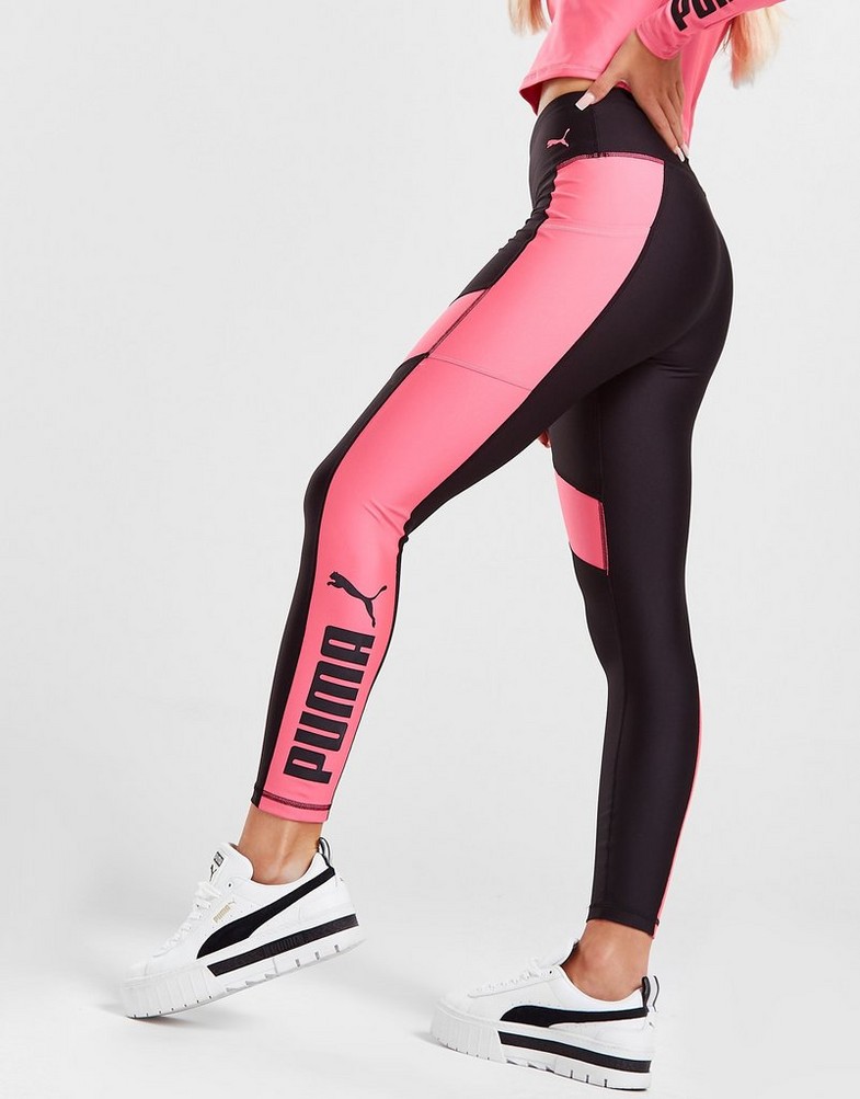 Legginsy damskie PUMA LEGGINGS PERFECT FIT TIGHTS 52217556 Czarny