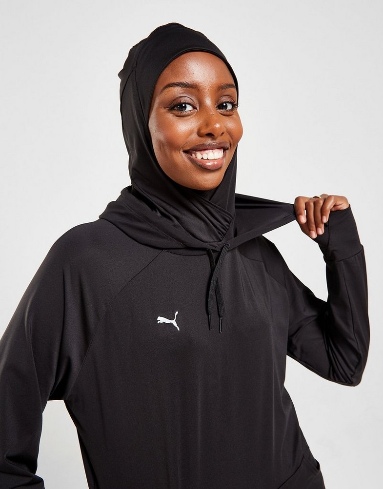 PUMA BEZRĘKAWNIK MODEST HOODJAB 52186601 Czarny
