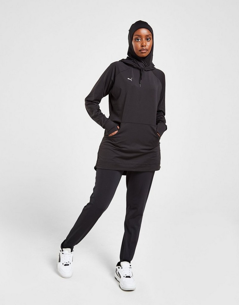 PUMA BEZRĘKAWNIK MODEST HOODJAB 52186601 Czarny