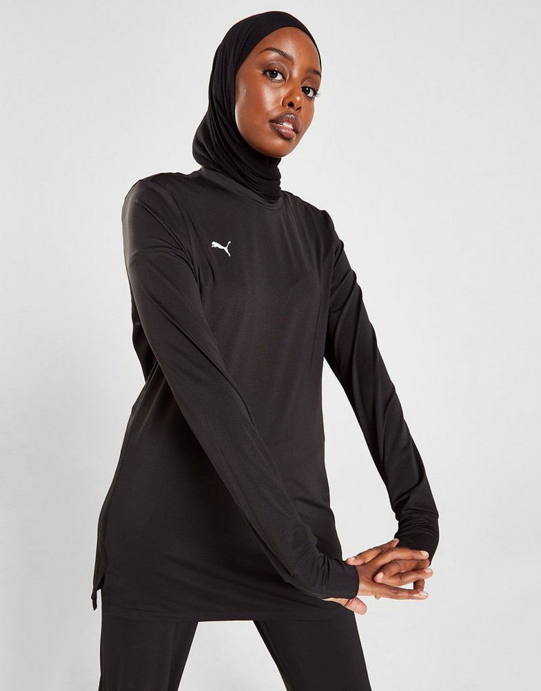 PUMA BEZRĘKAWNIK MODEST LONG SLEEVE TOP 52179001 Czarny