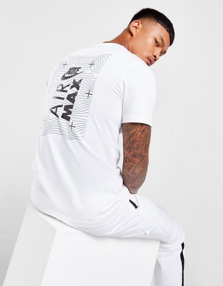 Koszulka, t-shirt męski NIKE T-SHIRT MAX T WHT DV2335-100 Biały