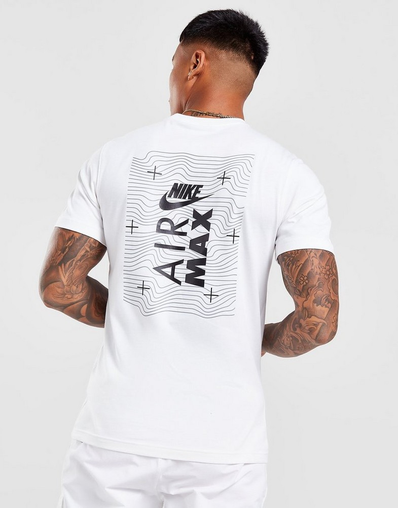 Koszulka, t-shirt męski NIKE T-SHIRT MAX T WHT DV2335-100 Biały