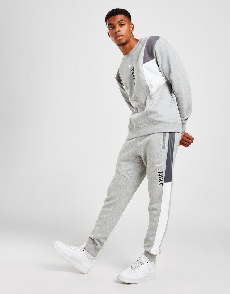 Pánske nohavice NIKE NOHAVICE  HYBRID FLC PANT DGH/WHT DV2330-063 Sivá