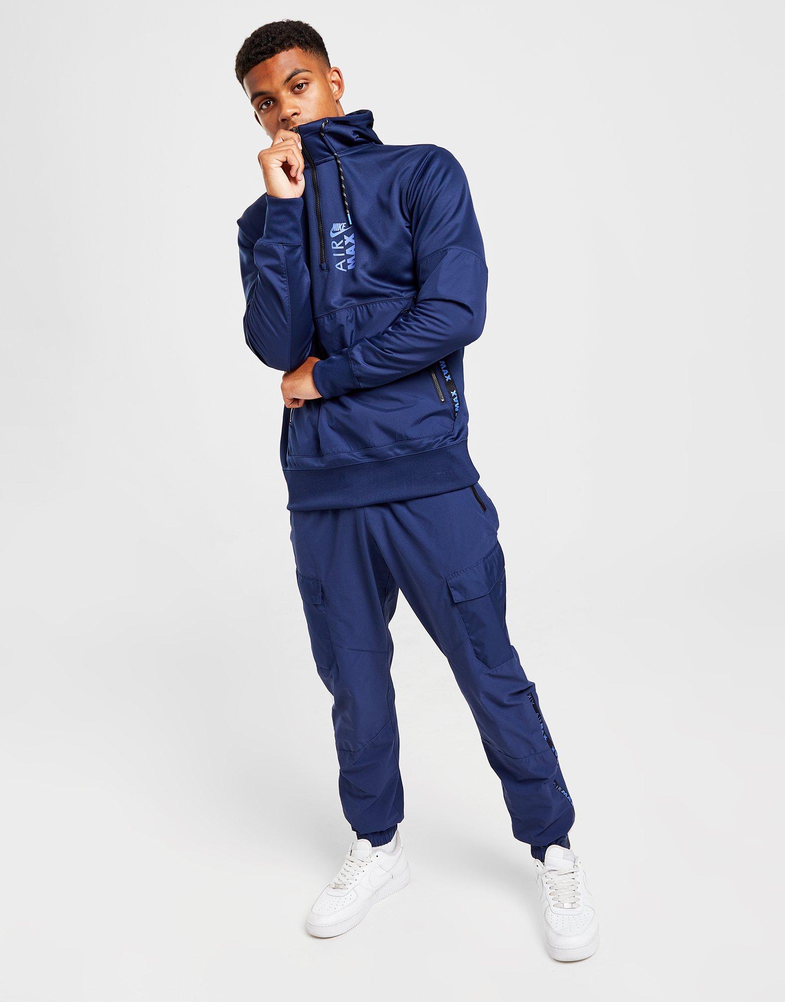 Bluză pentru bărbați NIKE BLUZĂ CU GLUGĂ MAX PK HZ NAVY DV2332-410 Bleumarin