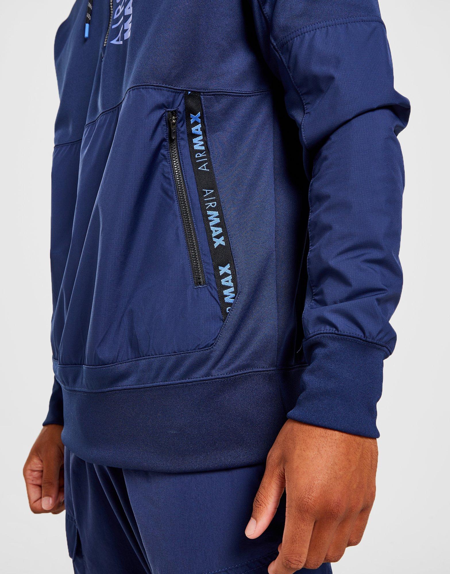 Bluză pentru bărbați NIKE BLUZĂ CU GLUGĂ MAX PK HZ NAVY DV2332-410 Bleumarin