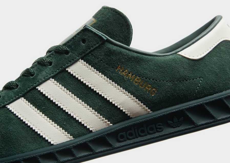 Buty sneakersy męskie ADIDAS HAMBURG GW9641 Zielony