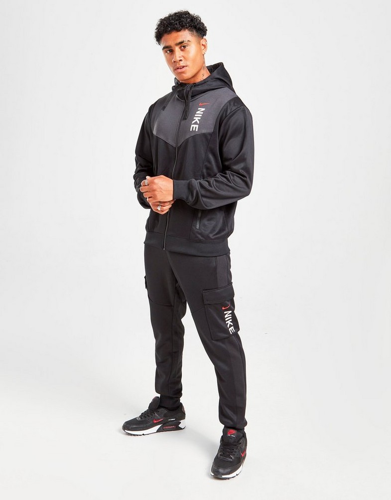 Bluza męska NIKE BLUZA ROZPINANA HYBRID PK FZ BLK DV2327-010 Czarny
