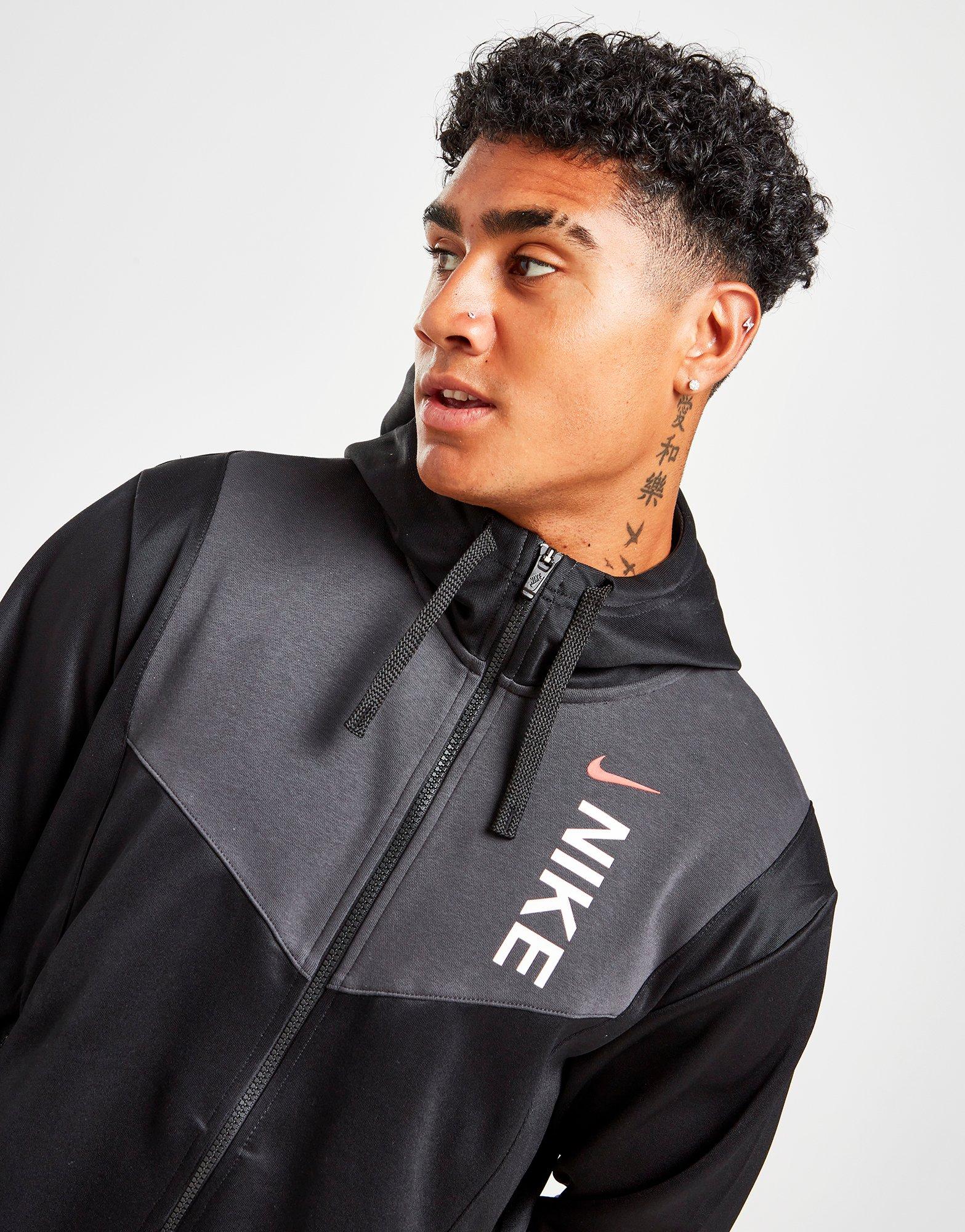 Bluză pentru bărbați NIKE BLUZĂ HYBRID PK FZ BLK DV2327-010 Negru