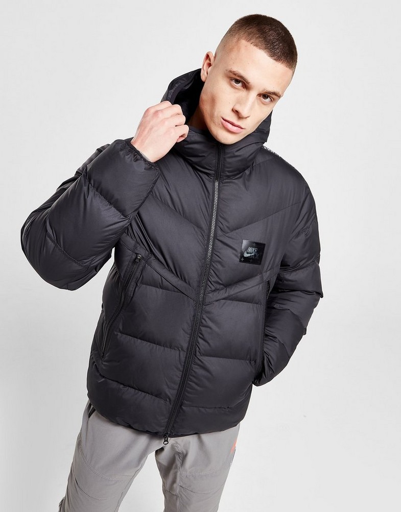 Kurtka męska NIKE KURTKA ZIMOWA MAX BUBBLE JKT BLK DX2039-010 Czarny