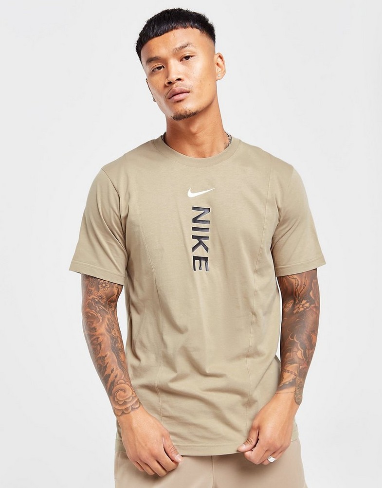 Koszulka, t-shirt męski NIKE T-SHIRT M NSW HYBRID SS TOP DV2328-247 Beżowy