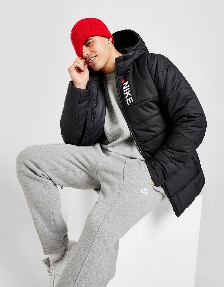 Férfi kabát NIKE KABÁT TÉLI HYBRD JKT BLK DX2036-010 Fekete