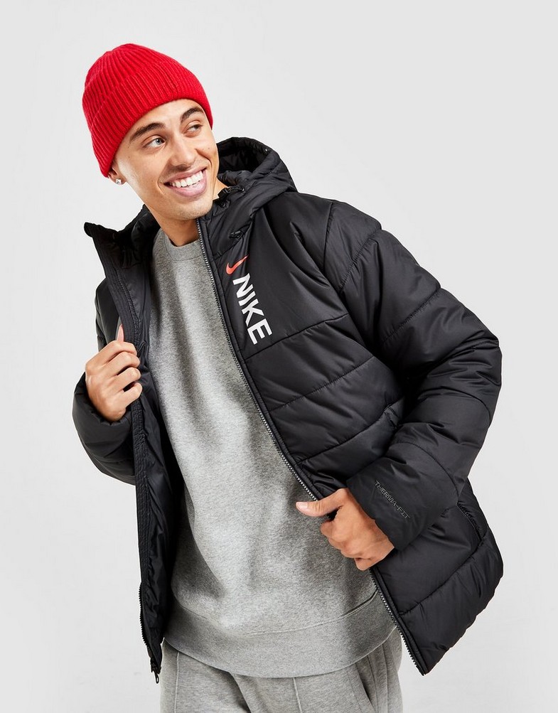 Férfi kabát NIKE KABÁT TÉLI HYBRD JKT BLK DX2036-010 Fekete