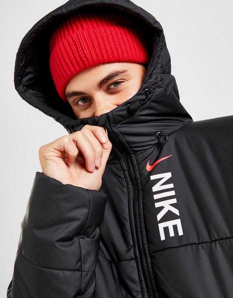 Férfi kabát NIKE KABÁT TÉLI HYBRD JKT BLK DX2036-010 Fekete