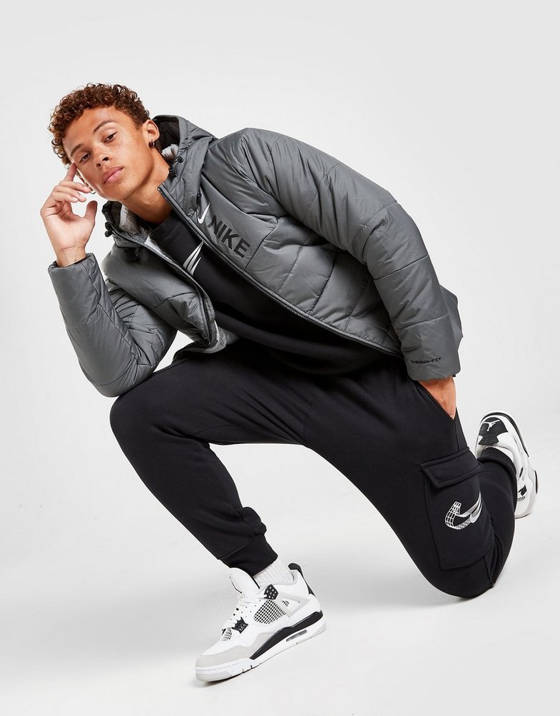 Férfi kabát NIKE KABÁT TÉLI HYBRID JKT GRY DX2036-068 Szürke