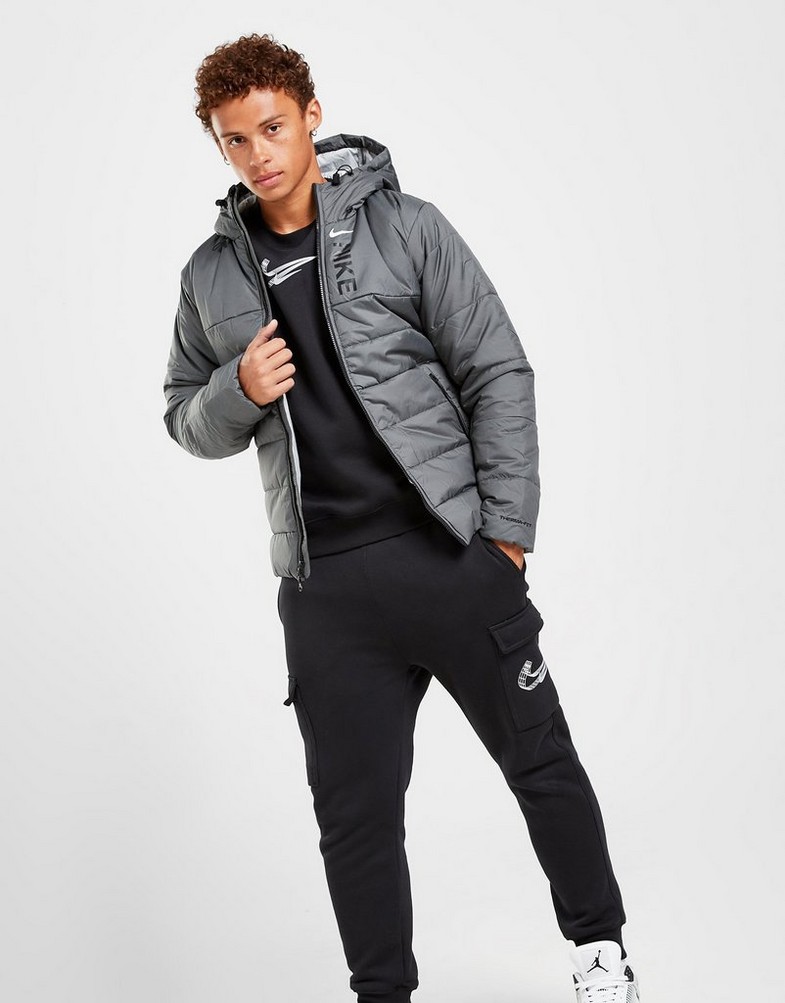 Férfi kabát NIKE KABÁT TÉLI HYBRID JKT GRY DX2036-068 Szürke