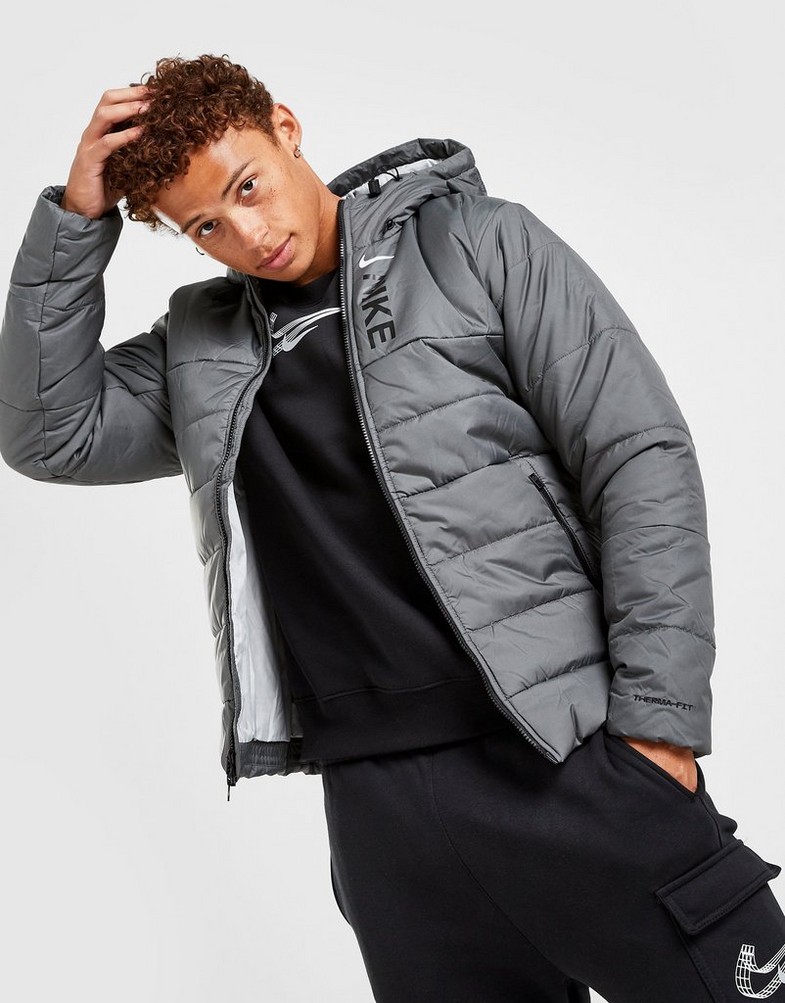 Férfi kabát NIKE KABÁT TÉLI HYBRID JKT GRY DX2036-068 Szürke