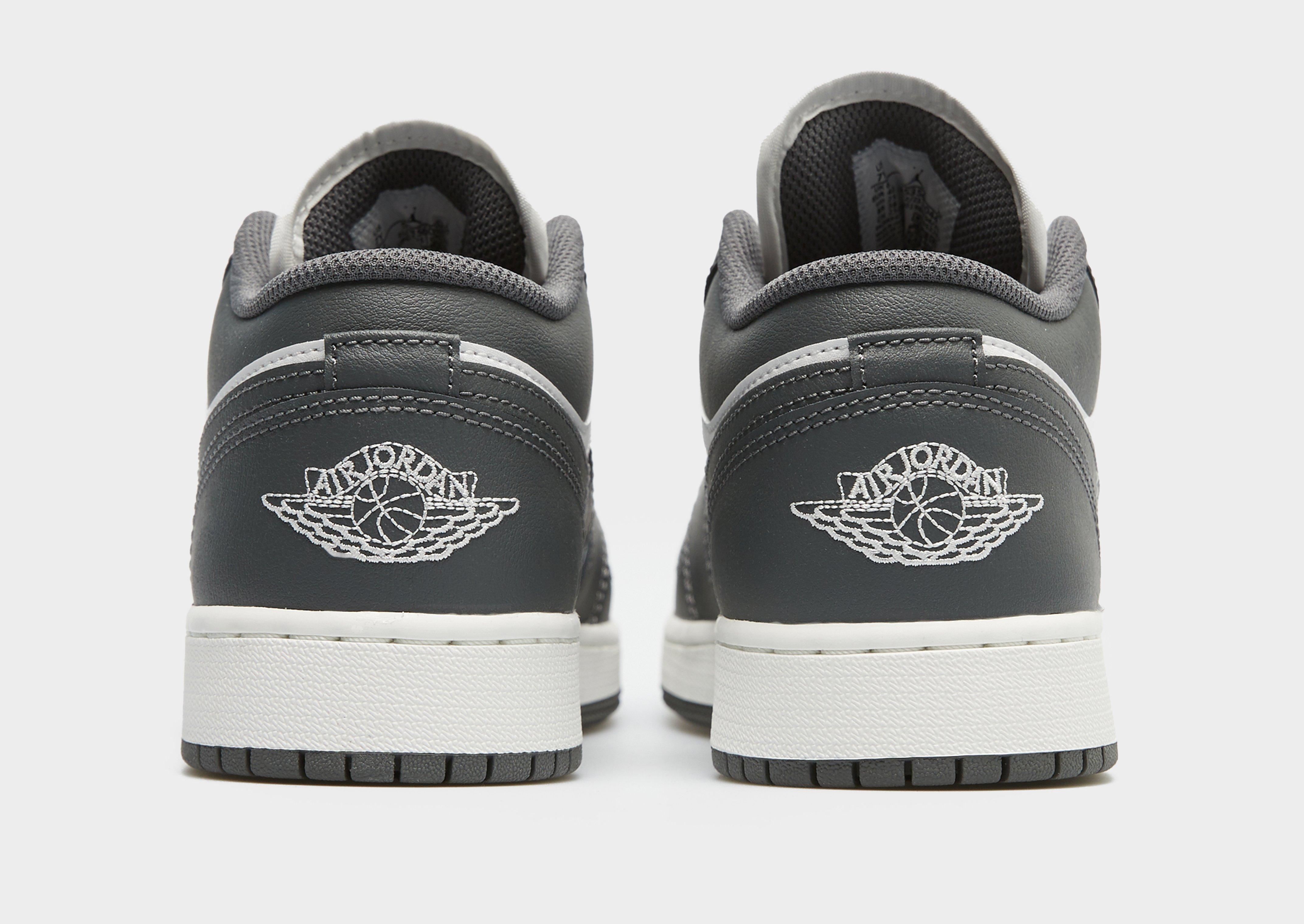 Buty sneakersy dla dzieci AIR JORDAN 1 LOW  553560-044 Szary