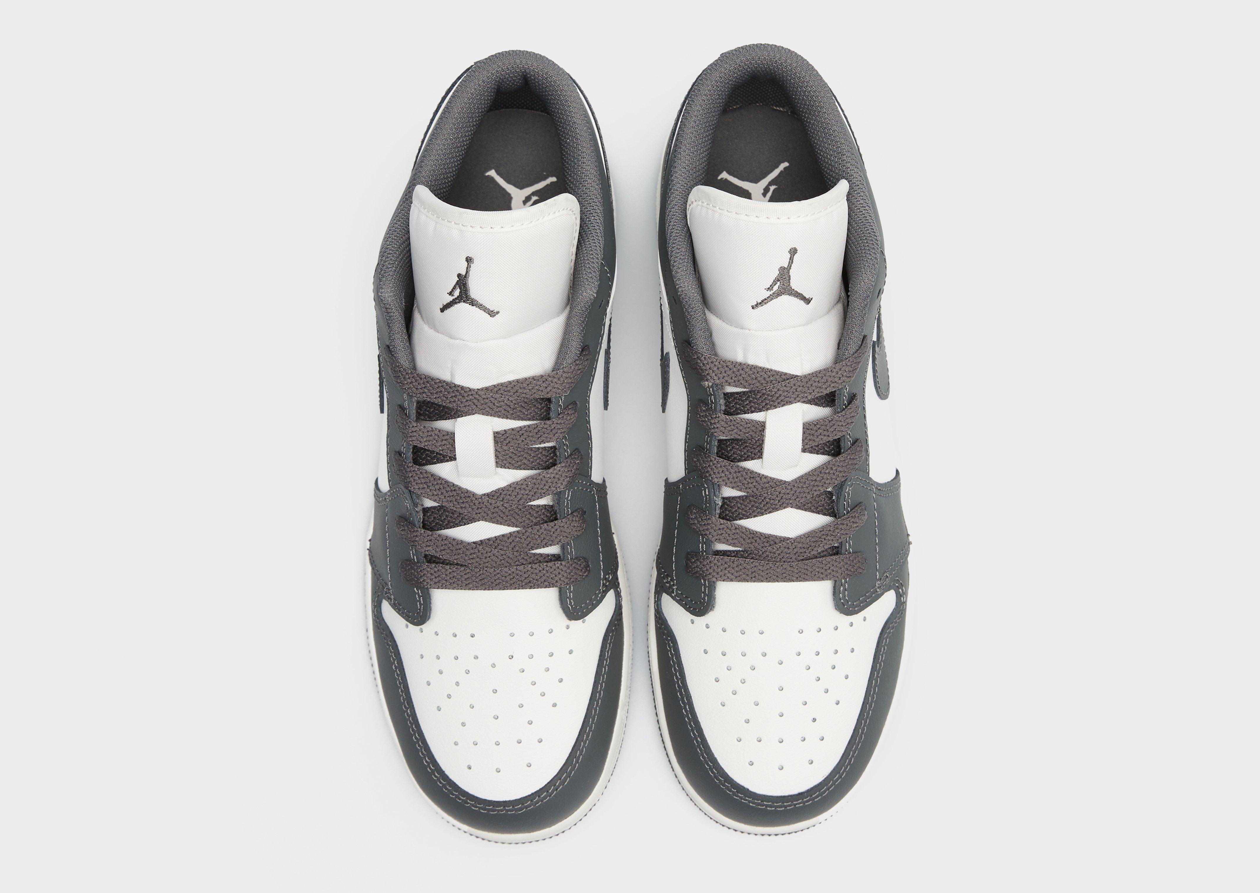 Buty sneakersy dla dzieci AIR JORDAN 1 LOW  553560-044 Szary