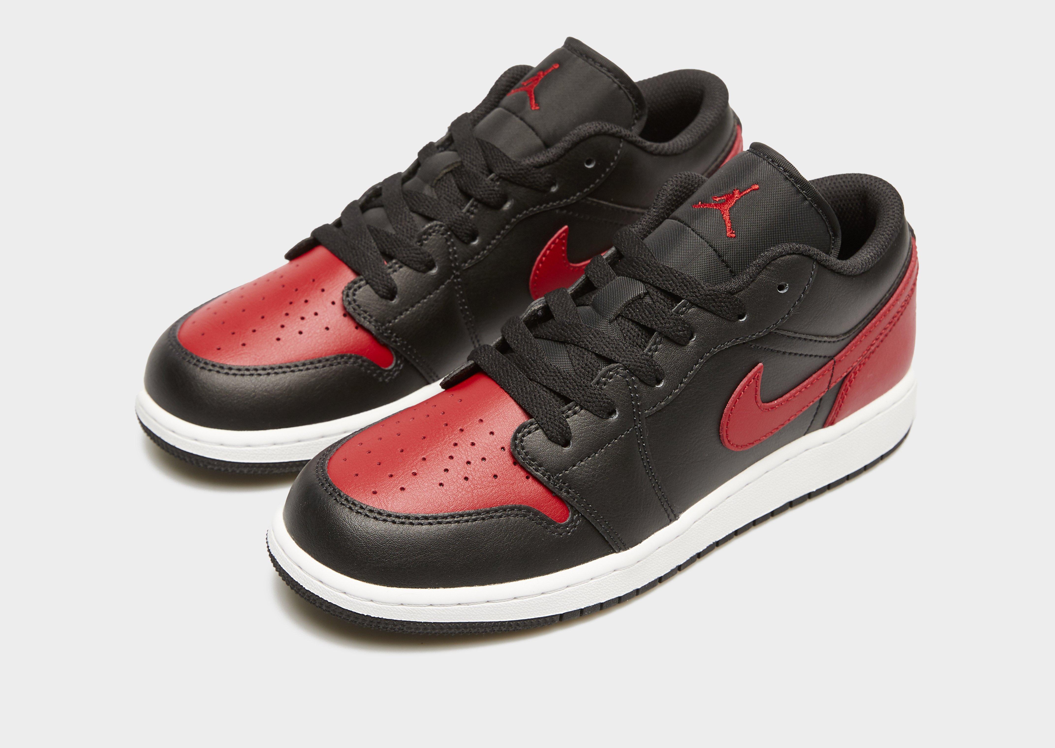 Gyerek sneakers JORDAN AIR JORDAN 1 LOW (GS) 553560-067 Piros