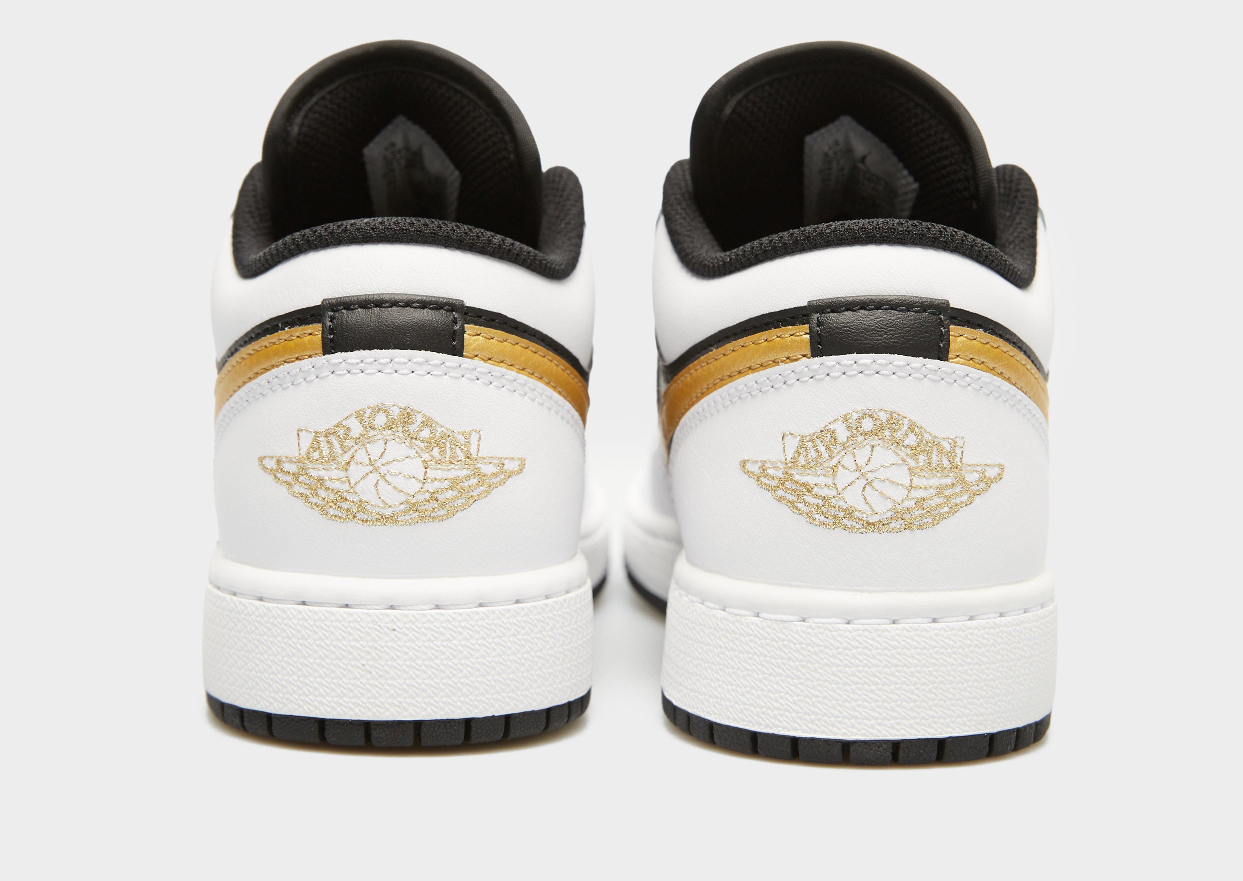 Adidași pentru copii AIR JORDAN 1 LOW BG  553560-172 Alb