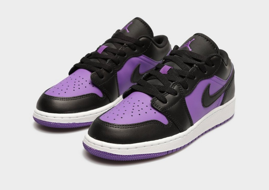 Gyerek sneakers AIR JORDAN 1 LOW  553560-505 Lila