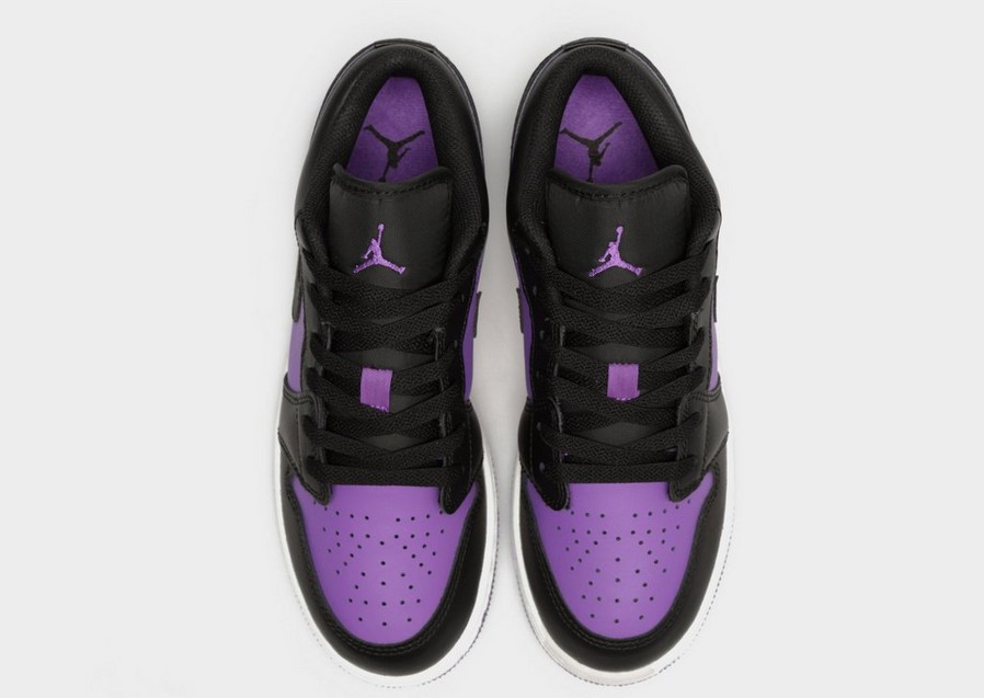 Gyerek sneakers AIR JORDAN 1 LOW  553560-505 Lila