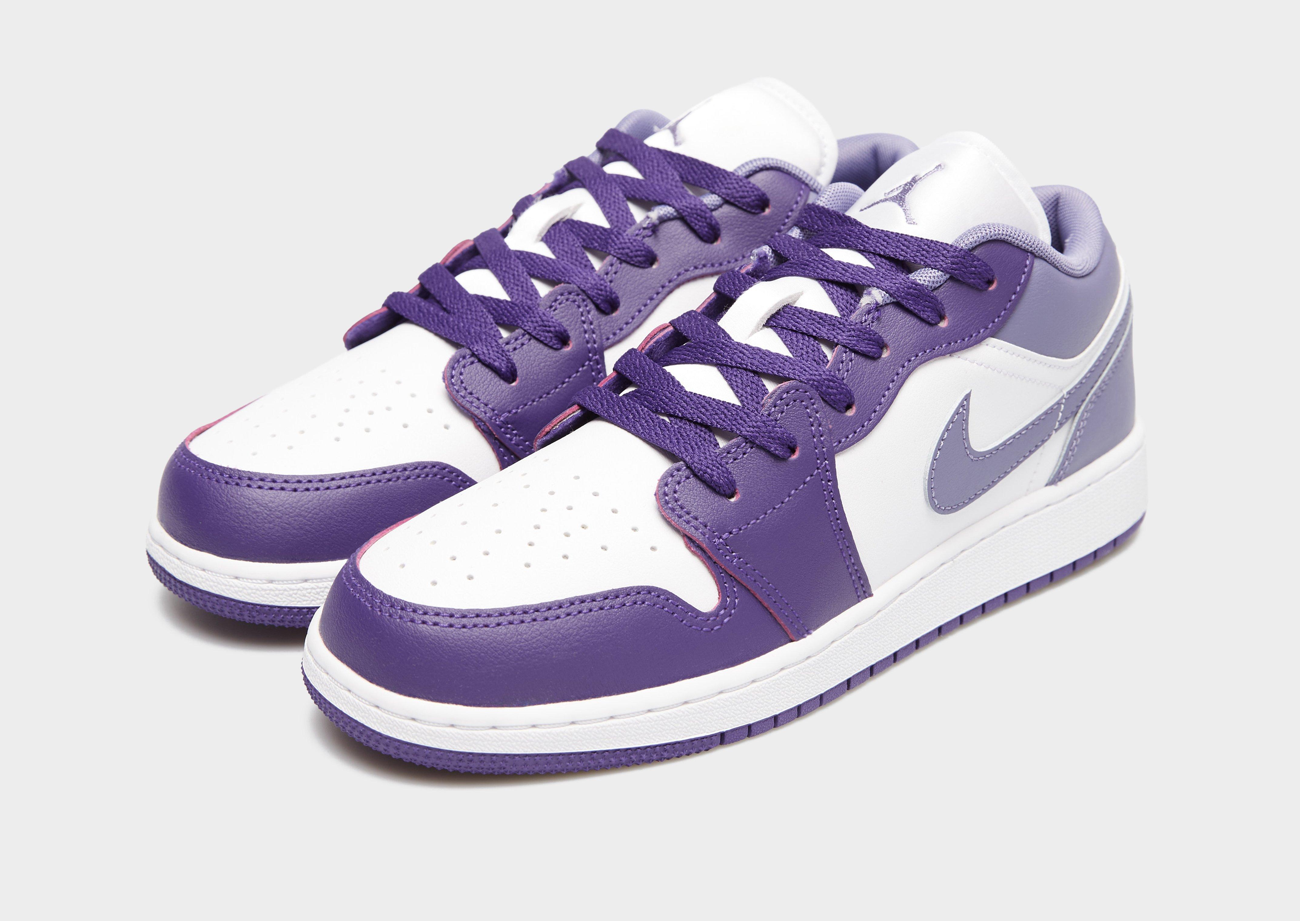 Gyerek sneakers AIR JORDAN 1 LOW  553560-551 Lila