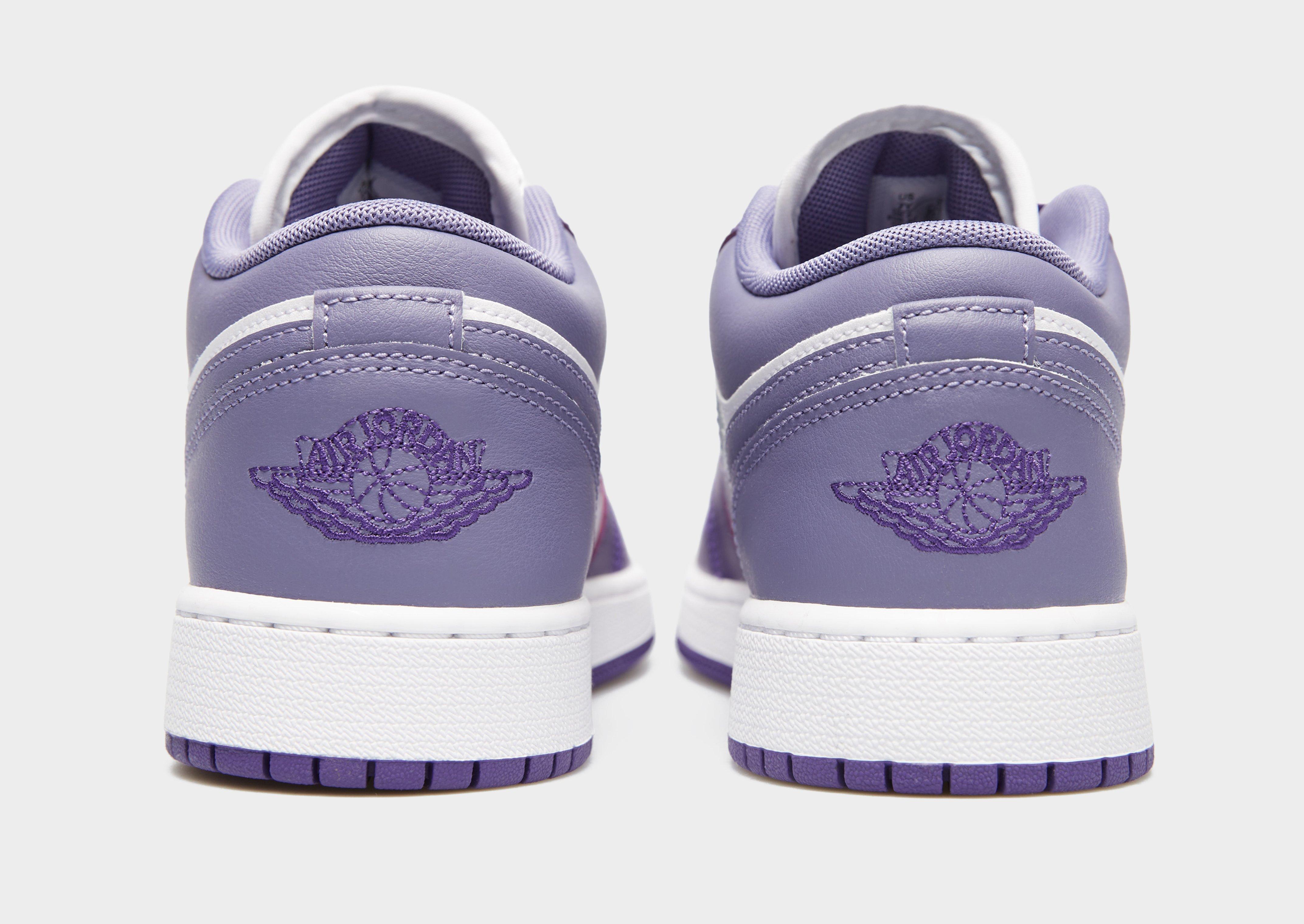 Gyerek sneakers AIR JORDAN 1 LOW  553560-551 Lila