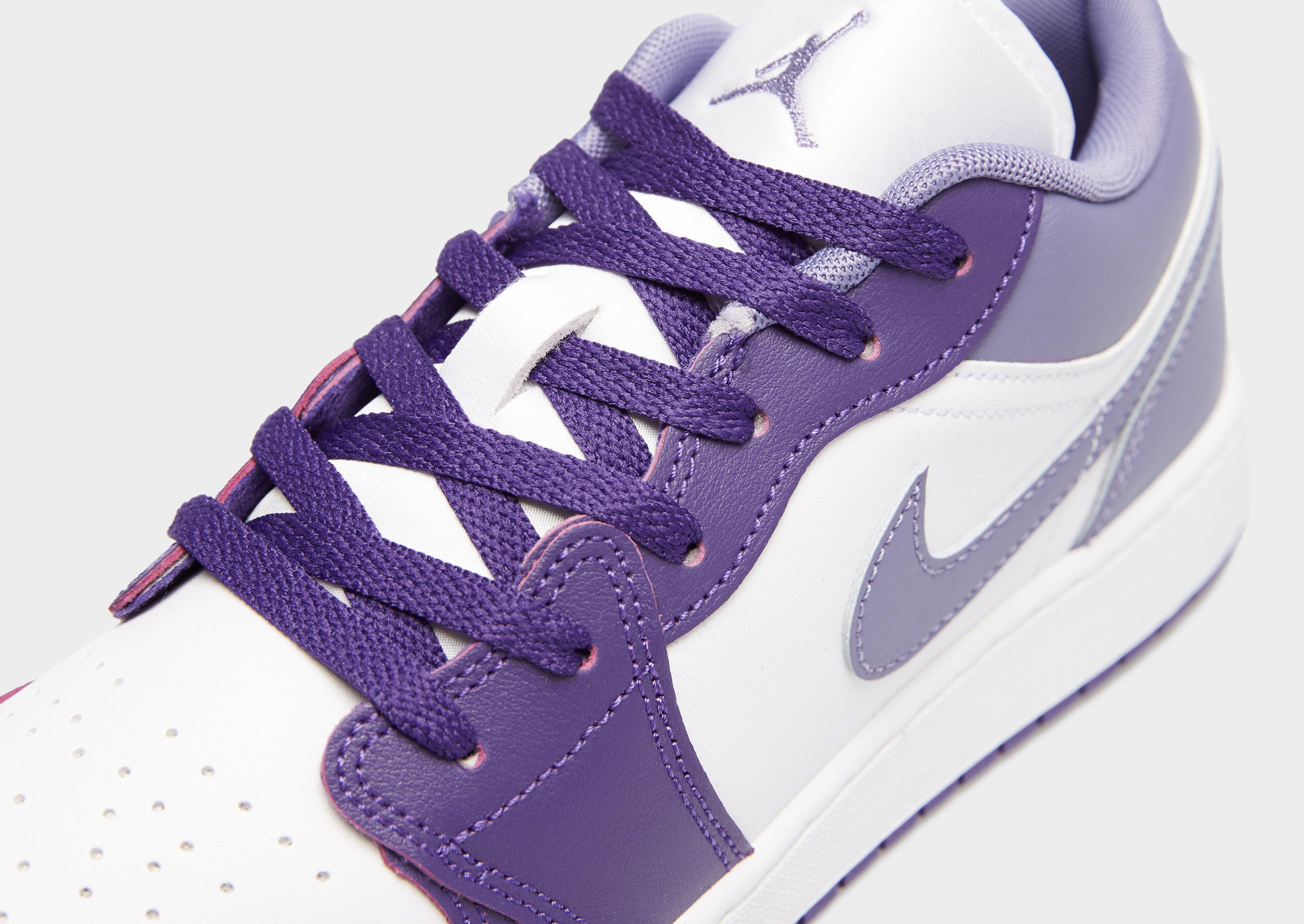 Gyerek sneakers AIR JORDAN 1 LOW  553560-551 Lila