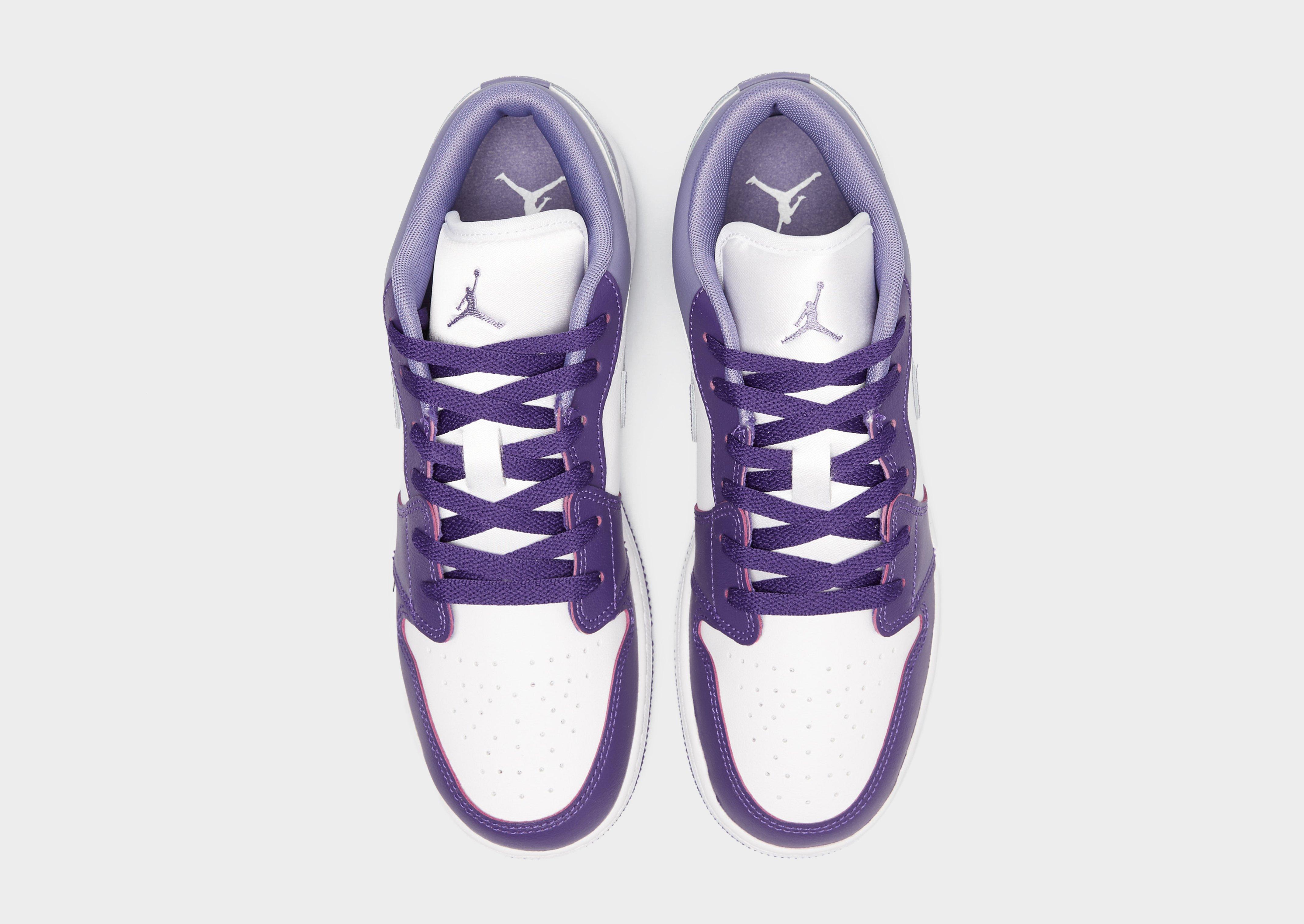 Gyerek sneakers AIR JORDAN 1 LOW  553560-551 Lila