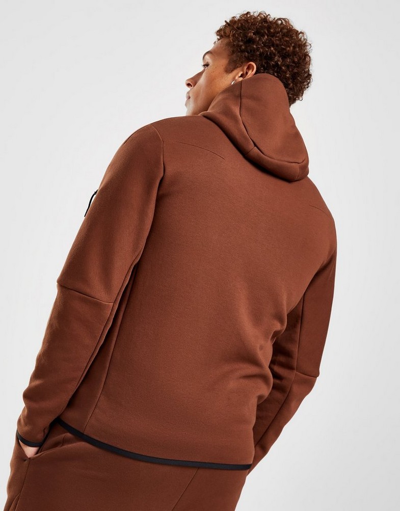 Bluza męska NIKE BLUZA SPORTSWEAR TECH FLEECE CU4489-259 Brązowy
