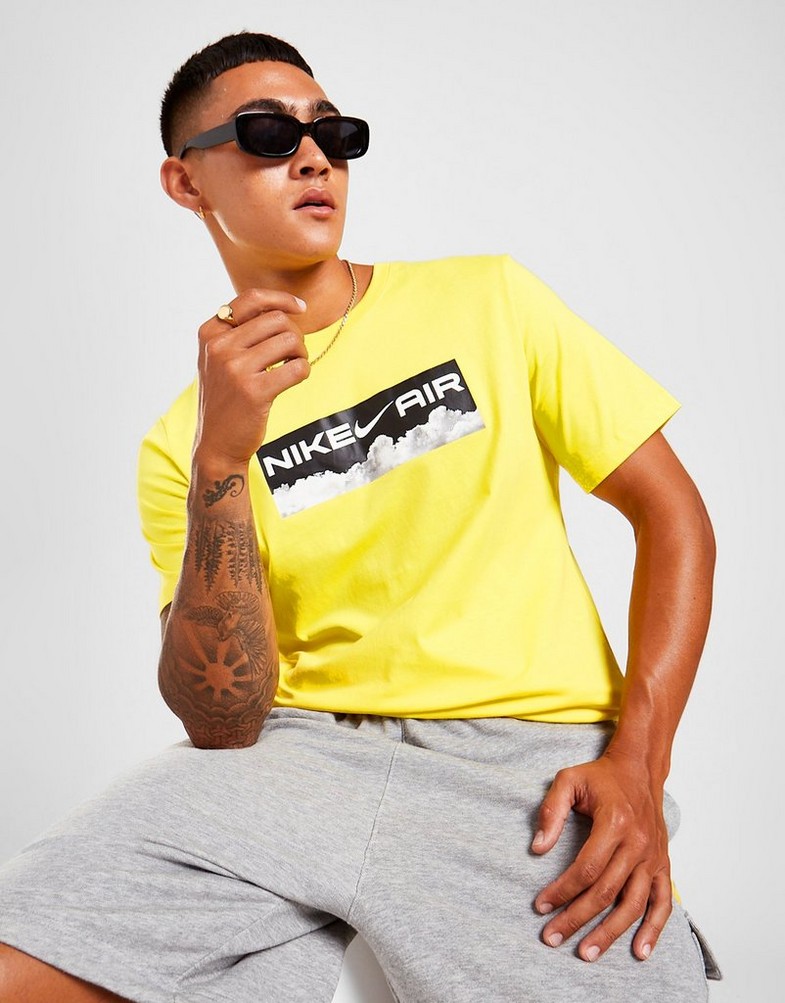 Tricou pentru bărbați NIKE AIR CLOUD TRICOU DR7805-765 Galben