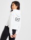 EMPORIO ARMANI Z KAPTUREM BACK LOGO CROP HOODIE