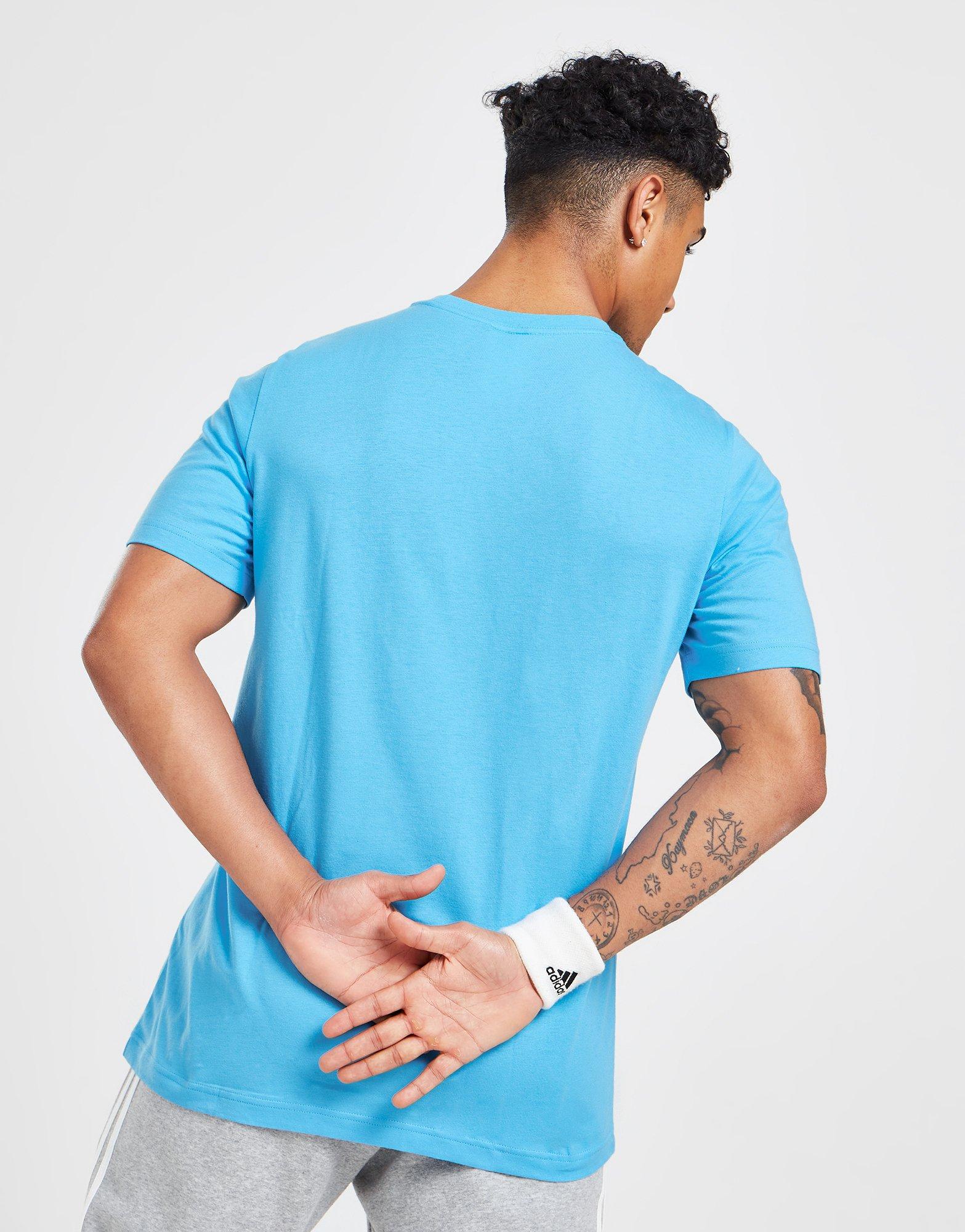 Мъжка тениска ADIDAS BADGE OF SPORT LOGO ТЕНИСКА  HN5790 Син