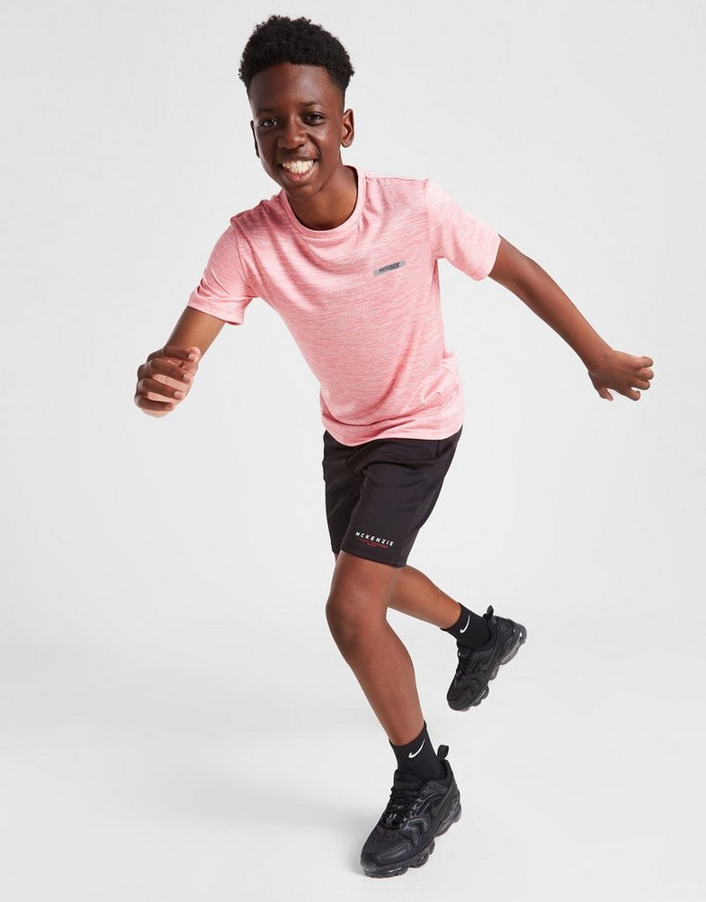 Koszulka, t-shirt dziecięcy MCKENZIE KRÓTKI RĘKAW BASE POLY T-SHIRT JUNIOR MCKTJ15241321 Różowy