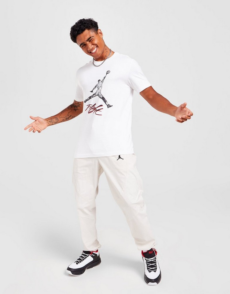 Koszulka, t-shirt męski JORDAN T-SHIRT M J ESS JUMPMAN SS CREW DQ7376-100 Biały