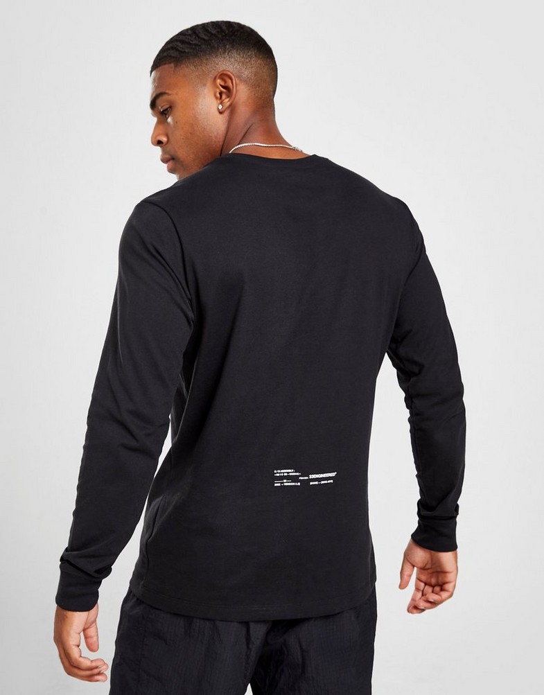Pánske tričko JORDAN TRIČKO M J 23E LS CREW DQ7370-010 Čierna
