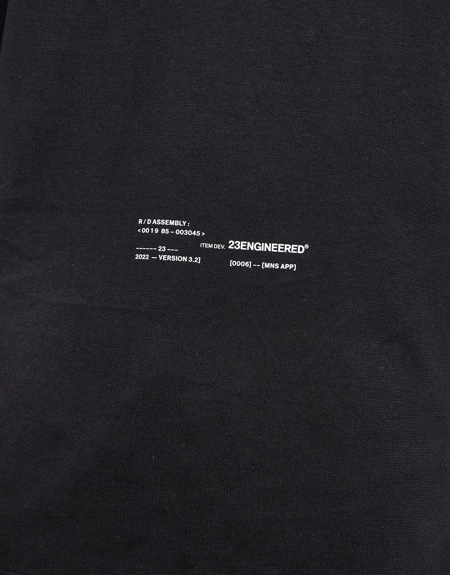 Férfi póló JORDAN PÓLÓ M J 23E LS CREW DQ7370-010 Fekete