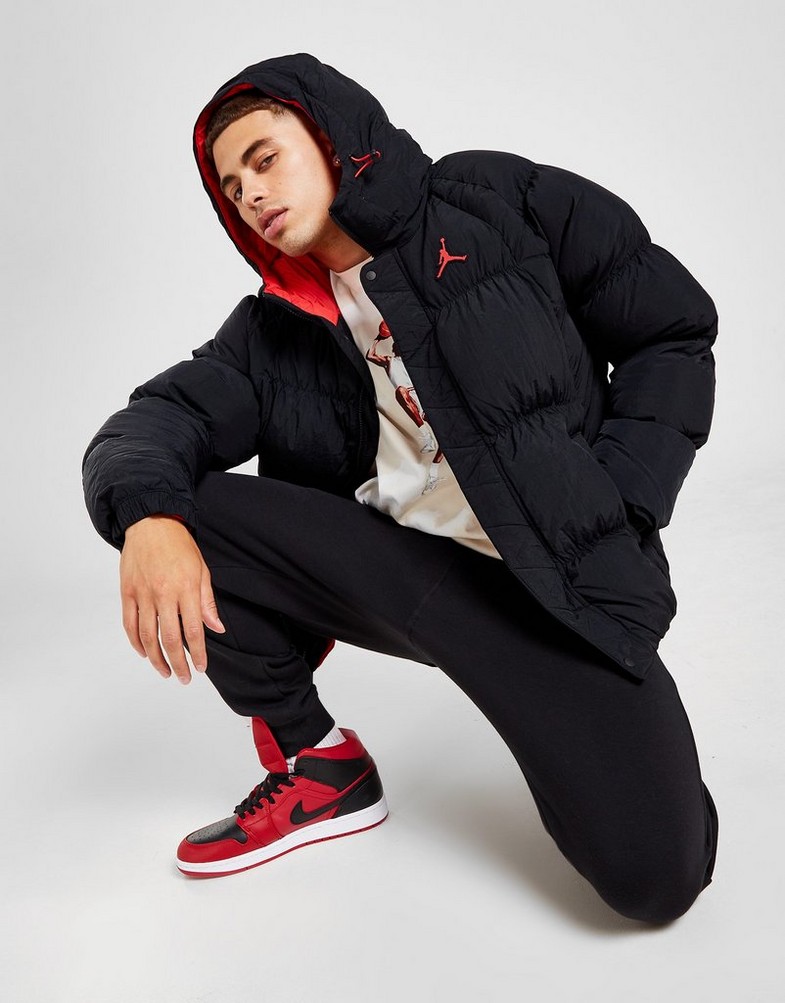 Kurtka męska JORDAN KURTKA ZIMOWA M J ESS PUFFER JACKET DQ7348-010 Czarny